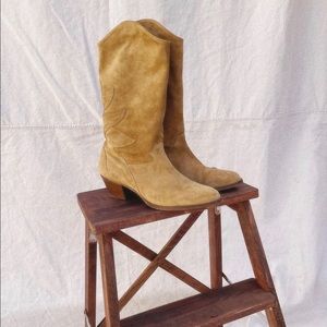 Sezane camel boots size 41